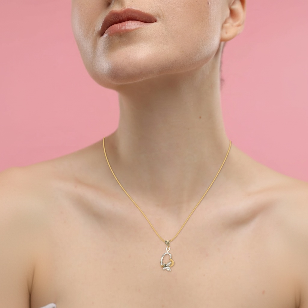 heart butterfly necklace heart butterfly necklace